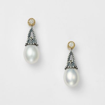 ageteシルバーピアス淡水パール シルバー淡水パールピアスチャーム | agete/アガット | 三越