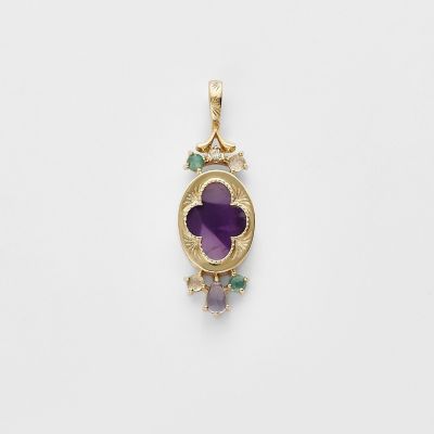 新品同様♡アガット K10 エメラルド ピアスチャーム【現行品】定価15400円 K10エメラルドピアスチャーム | agete/アガット | 三越伊勢丹