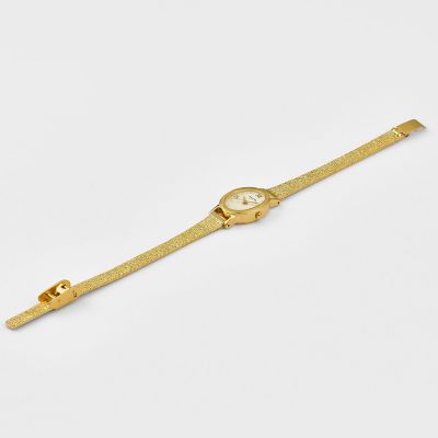 オーバルフェイスウォッチ／ゴールド | agete/アガット | 三越