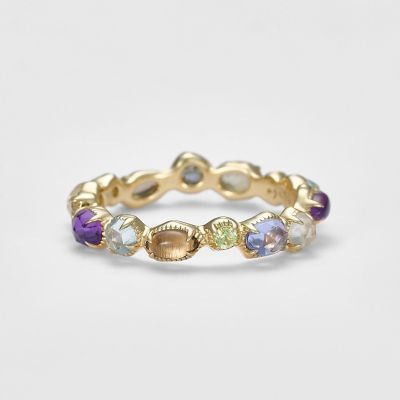 Limited Edition》K10マルチストーンリング | agete