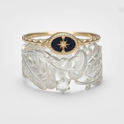 ＜agete＞《Ｌｉｍｉｔｅｄ　Ｅｄｉｔｉｏｎ》Ｋ１０紫金石／シルバートパーズセットリング