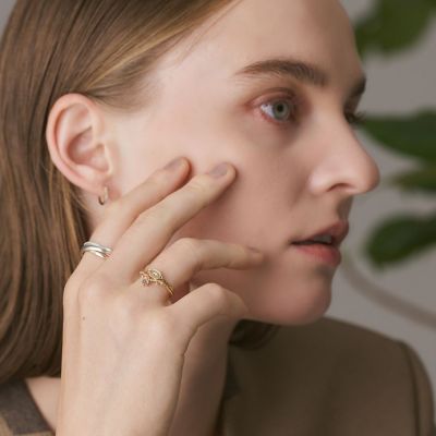 Limited Edition》K10ラブラドライトセットリング