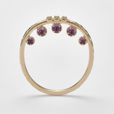 ＜agete＞Ｋ５アメシストリング