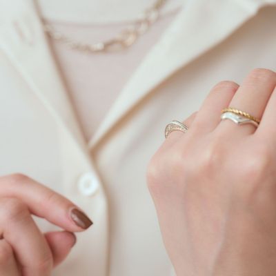 シルバーピンキーリング | agete/アガット | 三越伊勢丹オンライン