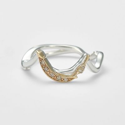 ＜agete＞シルバーダイヤモンドリング