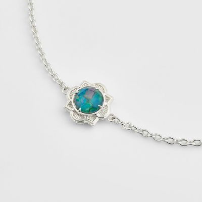 シルバーモザイクオパール／クオーツブレスレット | agete/アガット