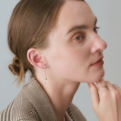 ゴールドクォーツピアスチャーム | agete/アガット | 三越伊勢丹