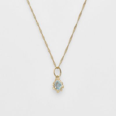 K10アクアマリンチャーム | agete/アガット | 三越伊勢丹オンライン