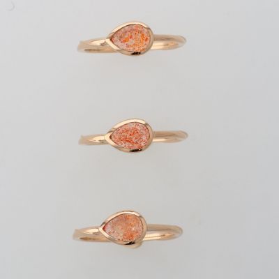 【美品】agate アガット リング ストーン 石 13号 ゴールドサンストーンリング | agete/アガット | 三越伊勢丹オンライン