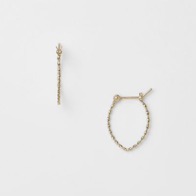 ＜agete＞Ｋ１０フープピアス