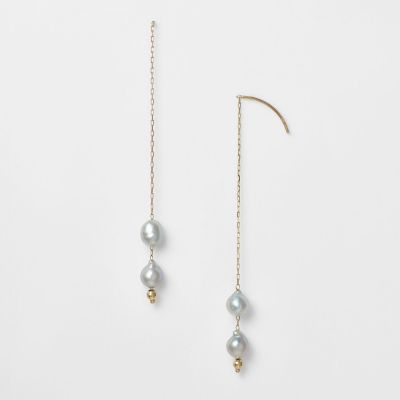 K10YG ダイヤモンド／パール ピアス | ete bijoux (Women)/エテ