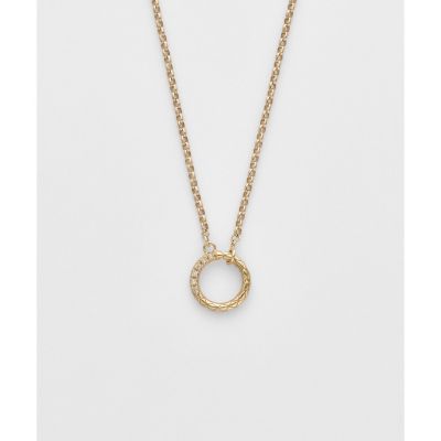 ＜agete＞Ｋ１０ダイヤモンドネックレス