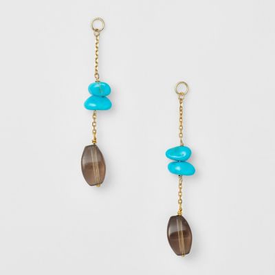 ＜agete＞ゴールドターコイズチャーム