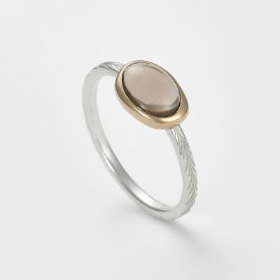 シルバースモーキークォーツリング【Colors Ring