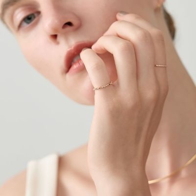 K5ダイヤモンドピンキーリング（0．02ct） | agete/アガット