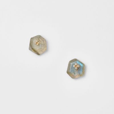 K10ラブラドライトピアス | agete/アガット | 三越伊勢丹オンライン