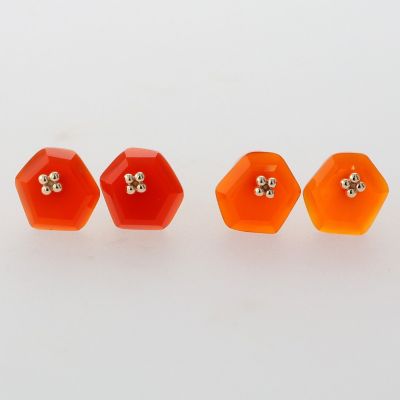K10カーネリアンピアス | agete/アガット | 三越伊勢丹オンライン