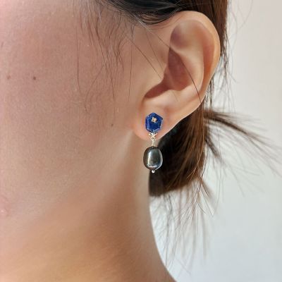 K10ラピスラズリピアス | agete/アガット | 三越伊勢丹オンライン