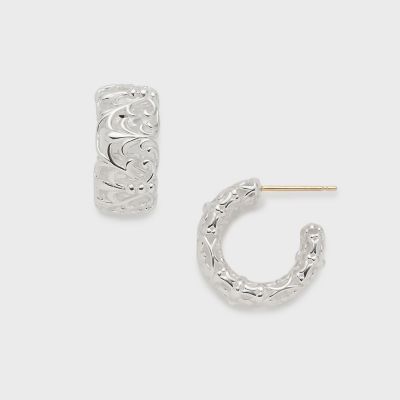 【極美品】agete アガット シルバーフープピアス SV925 刻印あり シルバーフープピアス | agete/アガット | 三越伊勢丹オンラインストア