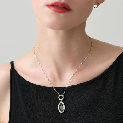 シルバークォーツ／ダイヤモンドネックレスチャーム | agete/アガット