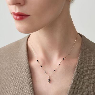 14kgf サンストーン チャーム ネックレス ペンダント トップ K5サンストーン／紫金石ネックレスチャーム | agete/アガット | 三越