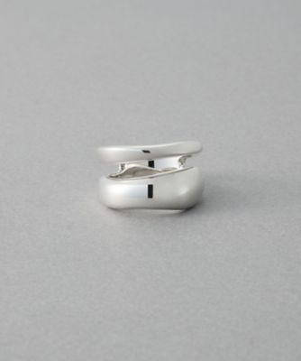 ＜ete bijoux (Women)＞［ウィーヴ］　ダブルライン　リング