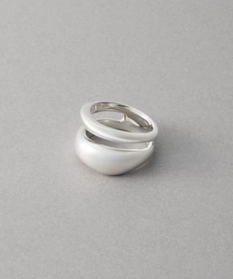 ウィーヴ］ ダブルライン リング | ete bijoux (Women)/エテ ビジュー