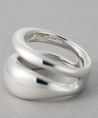 ete ダブルラインリング ウィーヴ］ ダブルライン リング | ete bijoux (Women)/エテ ビジュー