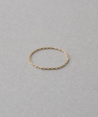 ete bijoux (Women)/エテ ビジュー K18YG ミラーカットチェーンリング イエローゴールド 指輪【三越伊勢丹/公式】