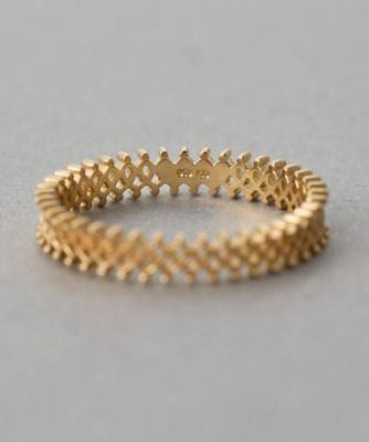 K18YGリング レースライン］ K18YG リング | ete bijoux (Women)/エテ