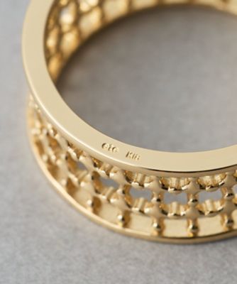 K18＊イエローゴールド eteレースリング 13号 レースライン］ K18YG リング | ete bijoux (Women)/エテ