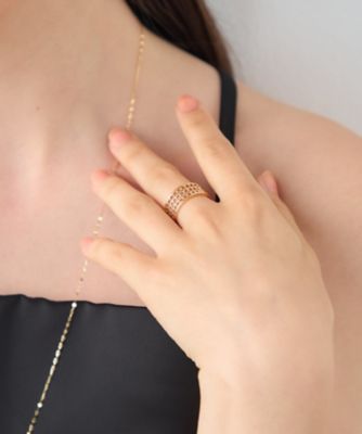 レースライン］ K18YG リング | ete bijoux (Women)/エテ