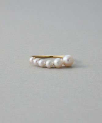 ＜ete bijoux (Women)＞［淡水パール］　Ｋ１８ＹＧ　リング