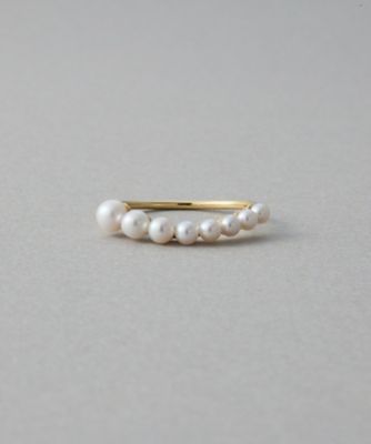 ＜ete bijoux (Women)＞［淡水パール］　Ｋ１８ＹＧ　リング
