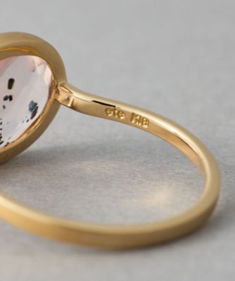 デュー］ K18YG ローズクォーツ リング | ete bijoux (Women
