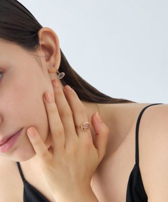デュー］ K18YG ローズクォーツ リング | ete bijoux (Women