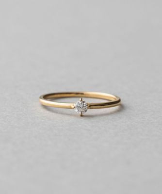 ＜三越伊勢丹/公式＞ ete bijoux (Women)/エテ ビジュー K18 ダイヤモンド 0．1ct リング「ブライト」 イエローゴールド 指輪【三越伊勢丹/公式】