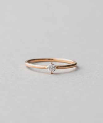 ＜三越伊勢丹/公式＞ ete bijoux (Women)/エテ ビジュー K18 ダイヤモンド 0．1ct リング「ブライト」 ピンクゴールド 指輪【三越伊勢丹/公式】