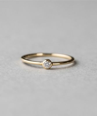 ＜ete bijoux (Women)＞Ｋ１８　ダイヤモンド　リング「ブライト」