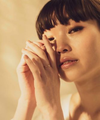 Ｋ１８　ダイヤモンド　０．１ｃｔ　リング「ブライト」