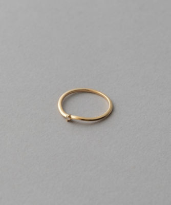 レイヤード］ K18YG ダイヤモンド リング | ete bijoux