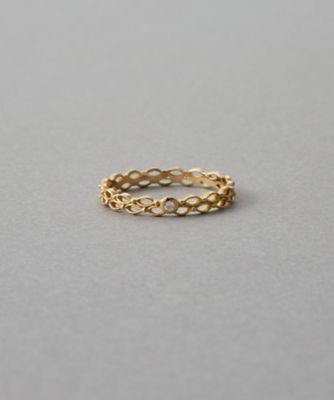 レースライン］ K18YG ダイヤモンド リング | ete bijoux (Women