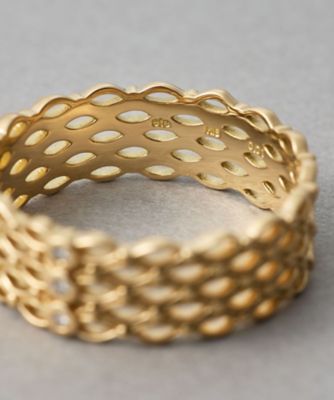 レースライン］ K18YG ダイヤモンド リング | ete bijoux (Women