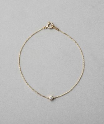 ＜ete bijoux (Women)＞Ｋ１８　ダイヤモンド　ブレスレット「ブライト」