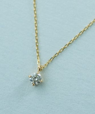 Ｋ１８ ダイヤモンド ０．１５ｃｔ ネックレス「ブライト