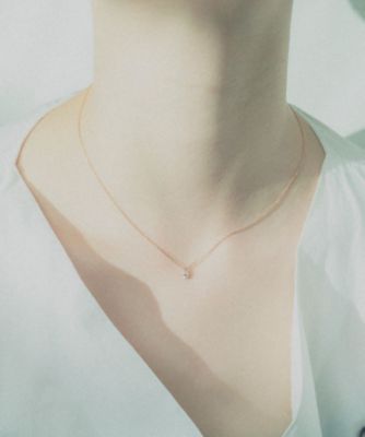 Ｋ１８　ダイヤモンド　０．１５ｃｔ　ネックレス「ブライト」