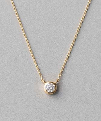 大人気新作 eteネックレス K18 ダイヤモンド 0.2ct ネックレス