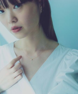 Ｋ１８　ダイヤモンド　０．１ｃｔ　ネックレス「ブライト」
