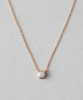 Ｋ１８　ダイヤモンド　０．１５ｃｔ　ネックレス「ブライト」