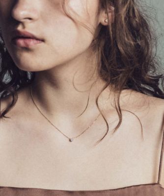 Ｋ１８　ダイヤモンド　０．２５ｃｔ　ネックレス「ブライト」